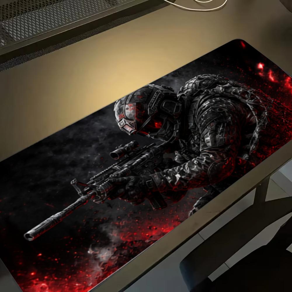 Gaming Accessories For Pc Setup - Soldier Muismatten Pc Accessoires Bureaumat Bureaubinneninrichting