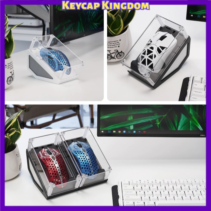 Gaming Accessories For Pc Setup - NIEUW Transparant acryl 3D-geprinte muisstofkap en