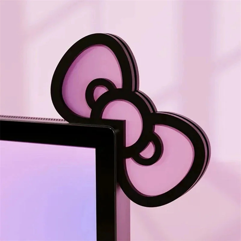 Gaming Accessories Kawaii - Kawaii roze acryl boog monitor decor