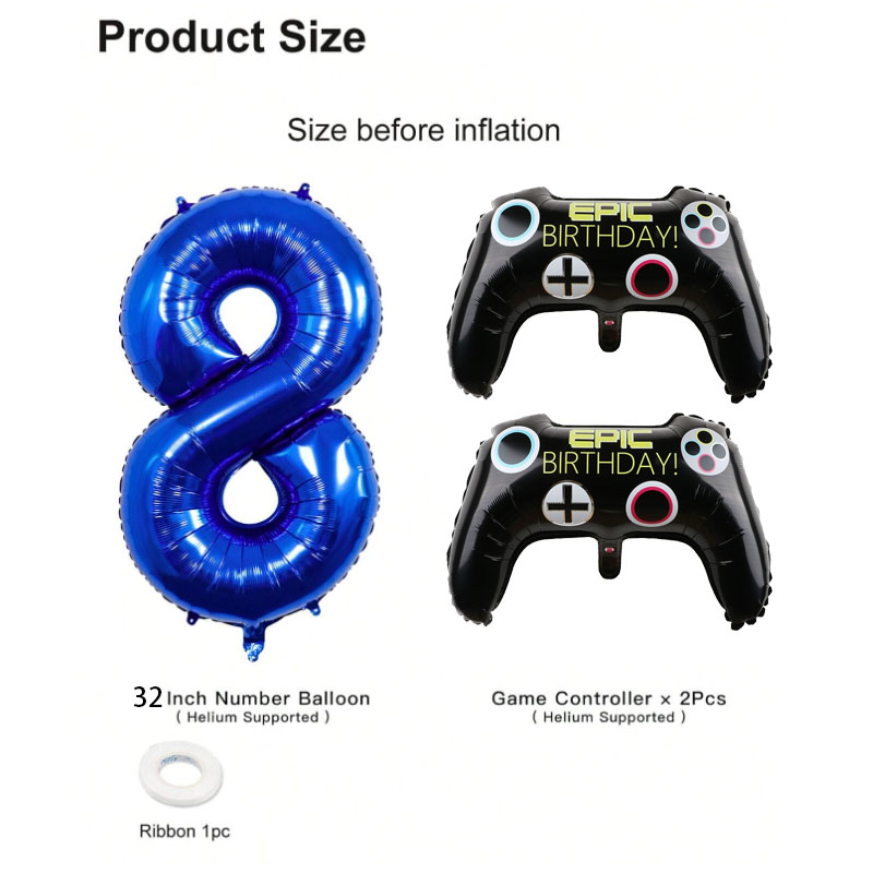 3 stks Video Game Feestartikel - Gaming Accessories Room recensie en prijs