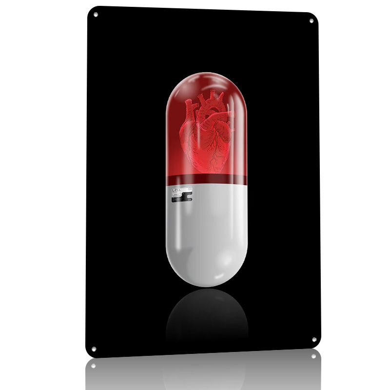 L Pill Poster Retro 3D Geprint - Gaming Accessories Gifts For Men recensie en prijs