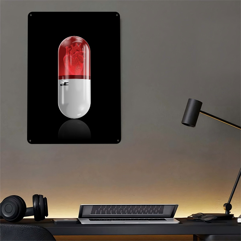 L Pill Poster Retro 3D Geprint - Gaming Accessories Gifts For Men recensie en prijs