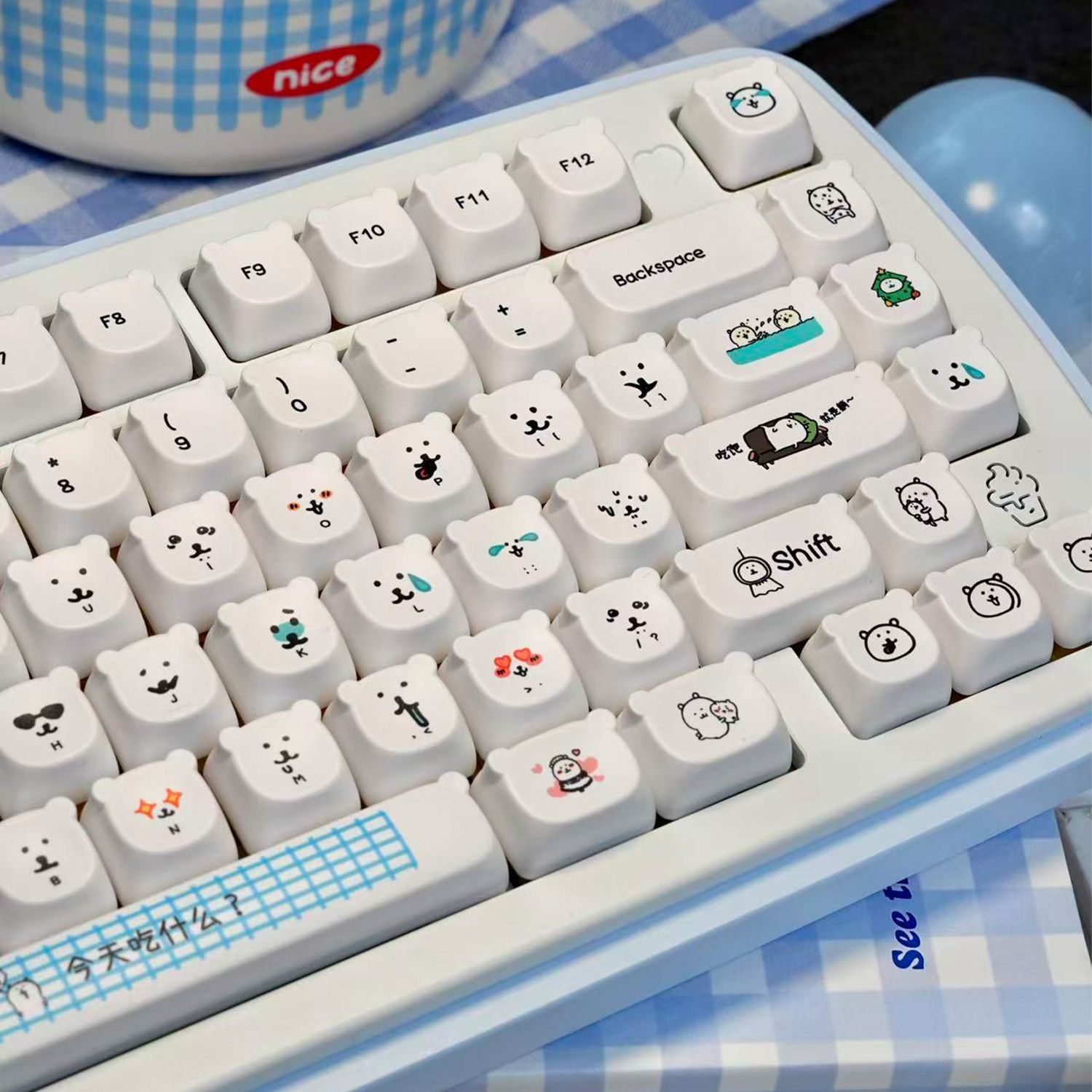 Kawaii Cartoon Joke Beer PBT K - Gaming Accessories Kawaii recensie en prijs
