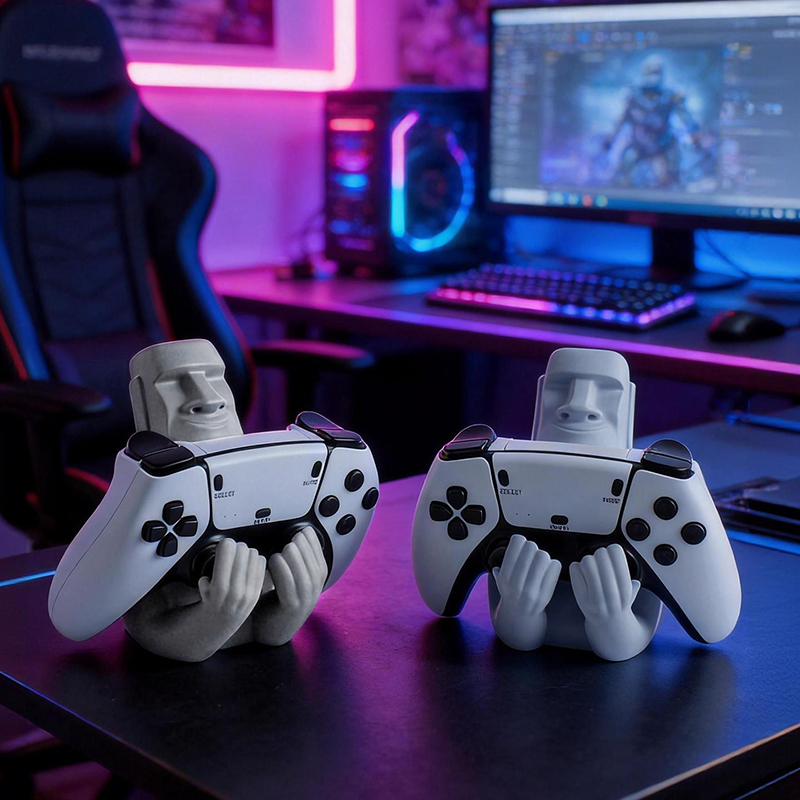 Grappige Moai Stone Resin Game - Gaming Accessories Room recensie en prijs