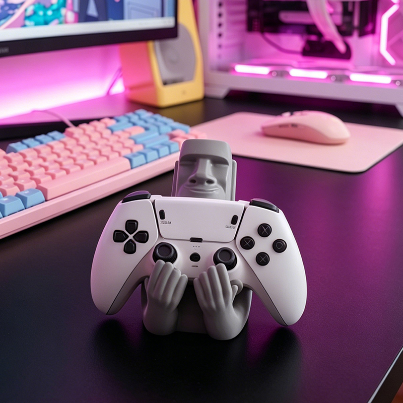 Grappige Moai Stone Resin Game - Gaming Accessories Room recensie en prijs