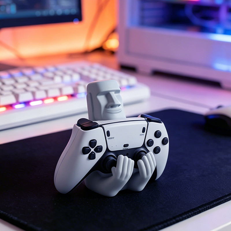 Grappige Moai Stone Resin Game - Gaming Accessories Room recensie en prijs